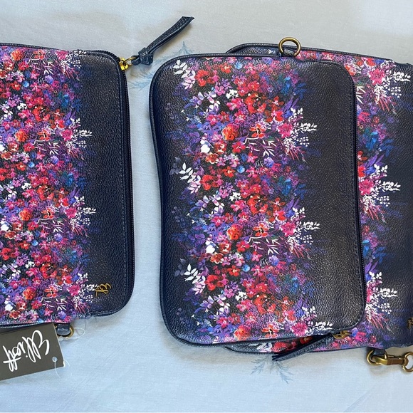 Elliott Lucca Floral Black Clutch Set - Picture 6 of 8